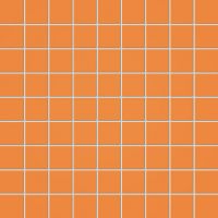 Tubądzin Pastel Pomarańczowy Mat mozaika ścienna 30,1x30,1 cm