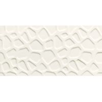 Tubądzin All in white 2 płytka ścienna 29,8x59,8 cm STR biały mat
