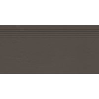 Tubądzin Industrio Dark Brown Matstopnica podłogowa 59,8x29,6 cm