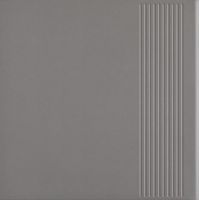 Paradyż Bazo stopnica 30x30 cm prosta szary mat