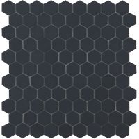Vidrepur Nordic Black Matt Hex 903 mozaika ścienna 29x30 cm