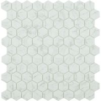 Vidrepur Mozaika Carrara Grey MT Hex 4300 mozaika ścienna 31,7x30,7 cm