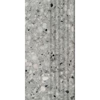 Tubądzin Macchia stopnica 59,8x29,8 cm szara