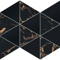 Tubądzin Gold Moon dekor ścienny 32,8x25,8 cm czarna