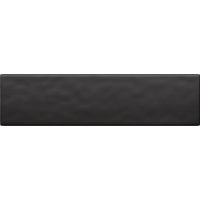 Tubądzin Masovia Nero Matt płytka ścienna 29,8x7,8 cm czarna