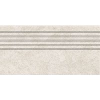 Tubądzin Aulla stopnica 29,8x59,8 cm szara