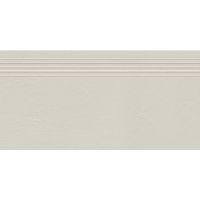 Tubądzin Indrustio Light Grey stopnica 59,8x29,6 cm szara