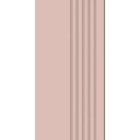 Tubądzin Cielo e Terra stopnica 59,8x29,6 cm różowa