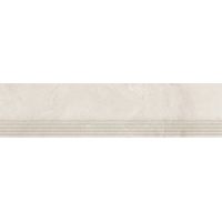 Tubądzin Grand Cave stopnica 119,8x29,6 cm beżowa
