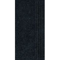Tubądzin Zimba stopnica 59,8x29,6 cm czarna