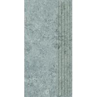 Tubądzin Zimba stopnica 59,8x29,6 cm szara