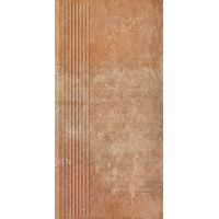 Paradyż Scandiano stopnica 60x30 cm czerwona