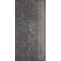Paradyż Viano stopnica 60x30 cm szara