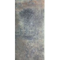 Paradyż Viano stopnica 60x30 cm szara