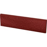 Paradyż Natural Rosa cokół podłogowy 30x8,1 cm czerwona