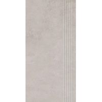 Paradyż Pure Art Grey stopnica prasowana szary mat 59,8x29,8 cm