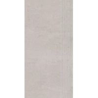 Paradyż Pure Art Grey stopnica prasowana szary mat 59,8x29,8 cm