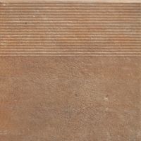 Paradyż Scandiano Rosso stopnica 30x30 cm czerwona