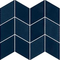 Paradyż Mozaike mozaika ścienna 20.5x23.8 cm uniwersalna szklana romb niebieski połysk