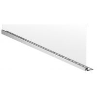 ACO ShowerStep listwa kształtująca spadek 99 cm wys. 1-3 cm lewa stal nierdzewna elektropolerowana 9010.72.56