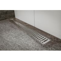 ACO ShowerDrain C ruszt odpływu liniowego 118,5 cm Wave stal nierdzewna 9010.88.66