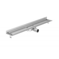 ACO ShowerDrain C korpus odpływu liniowego 98,5 cm kołnierz przyścienny stal nierdzewna 9010.88.32