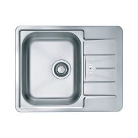 Alveus Line 60 zlewozmywak stalowy 62x50 cm wpuszczany 1-komorowy satyna 1065681