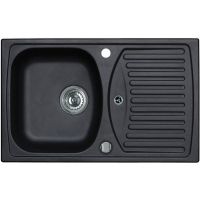 Alveus Record 30 zlewozmywak 78x48 cm Granital czarny 1115191