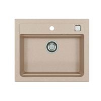 Alveus Atrox 30 zlewozmywak granitowy 59x50 cm beżowy 1131993