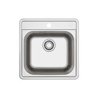 Alveus More zlewozmywak stalowy 50x49 cm stal 1151258