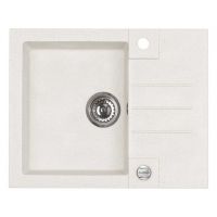 Alveus Rock zlewozmywak granitowy 59,5x47,5 cm biały 1213011