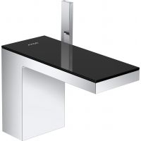 Axor MyEdition EcoSmart bateria umywalkowa stojąca chrom/czarne szkło 47030600
