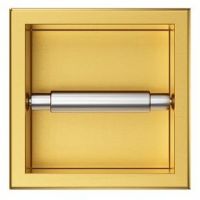 Balneo Wall Box Paper 1 uchwyt na papier toaletowy wnękowy złoty B0301030301-1