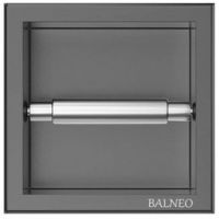 Balneo Wall Box Paper 1 uchwyt na papier toaletowy wnękowy gun metal B0301080306-1