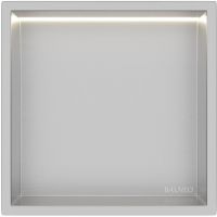 Balneo Wall Box LED Inox półka wnękowa 30 cm inox B0101010109-1