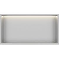 Balneo Wall Box LED Inox półka wnękowa 60 cm inox B0101010109-2