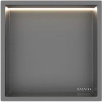 Balneo Wall Box półka wnękowa 30 cm gun metal B0101080109-1