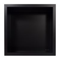 Balneo Wall-Box One Black półka wnękowa 30x30x7 cm czarna OB-BL1