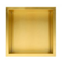 Balneo Wall-Box One Gold półka wnękowa 30x30x7 cm złoty OB-BR1