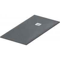 Balneo Stone Tray brodzik 100x80 cm prostokątny kompozyt ciemnoszary STFDG8010025