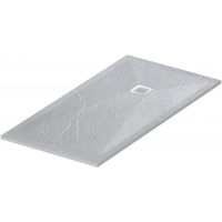 Balneo Stone Tray brodzik 100x80 cm prostokątny kompozyt jasnoszary STFLG8010025