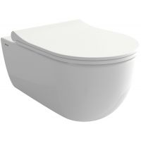 Bocchi V-Tondo miska WC wisząca bez kołnierza biały połysk 1416-001-0129