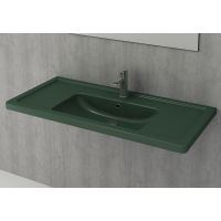 Bocchi Taormina Pro umywalka 85x49 cm meblowa Clean Plus+ Matt Green 1008-027-0126