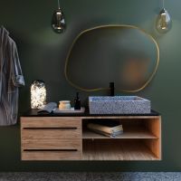 Baltica Design Tiny Border Contorno II lustro 90x64 cm zlote