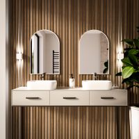 Baltica Design Tiny Border Pastille Cut lustro 50x100 cm białe