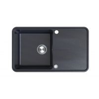 Berg Victoria zlewozmywak granitowy 78x50 cm Onyx metaliczny BRV1411