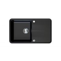Berg Victoria zlewozmywak granitowy 78x50 cm czarny bazalt BRV1911