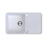 Berg Victoria zlewozmywak granitowy 78x50 cm czysta biel BRV2211