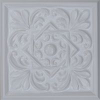 Cil Decor Relieve Cevica  White Glossy dekor ścienny 15x15 cm
