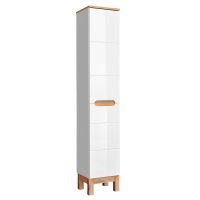 Comad Bali White szafka 35x33x187 cm boczna stojąca biała BALI WHITE 804 FSC